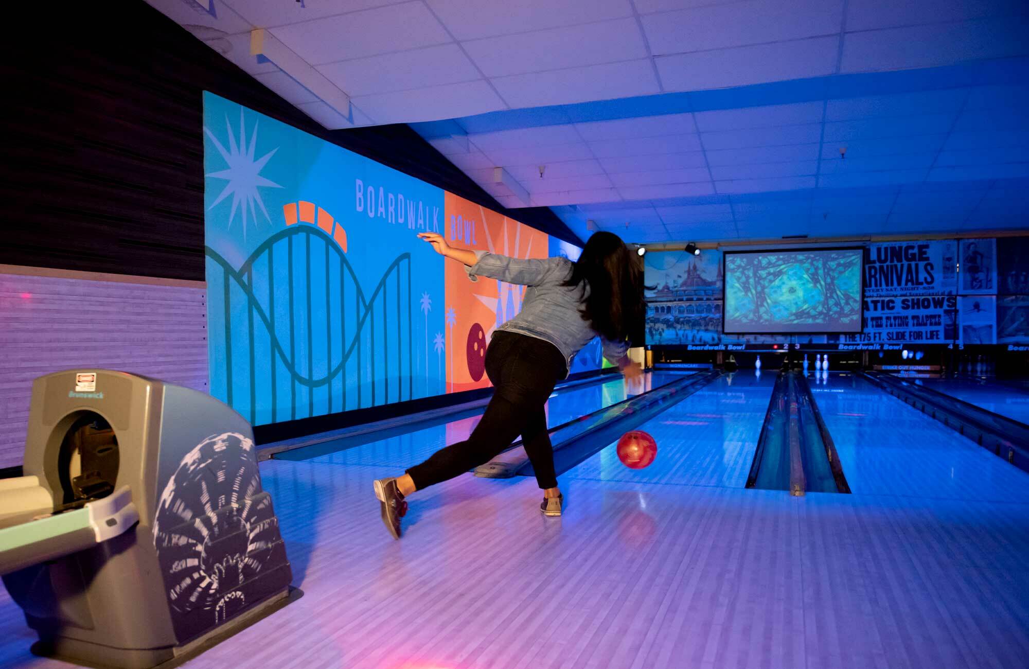 Woman Bowling