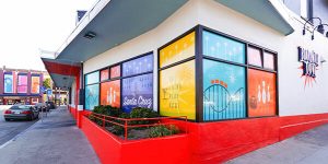 the front of our building