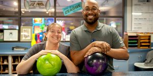 bowlers smiling